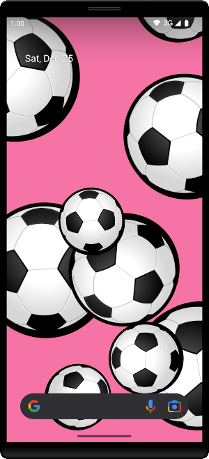 Soccer Balls Live Wallpaper Screenshot 3