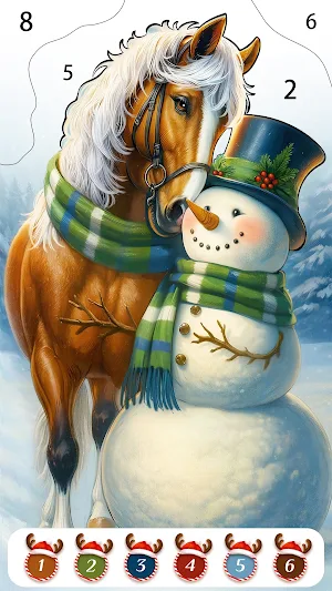 Cozy Christmas Color Screenshot 2