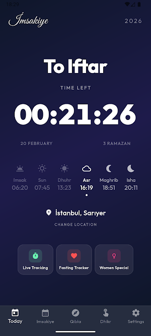 Imsakiye 2026: Prayer Times Screenshot 0