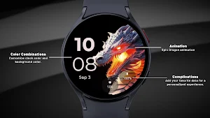 Dragon Animation Watch Face Screenshot 2