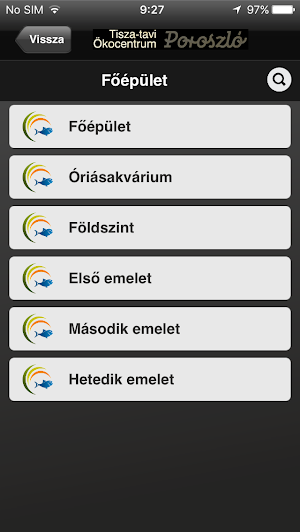 Tisza-tavi Ökocentrum GUIDE@HAND Screenshot 2