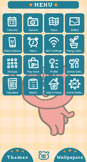Bear Cub High Five Theme +HOME Screenshot 1
