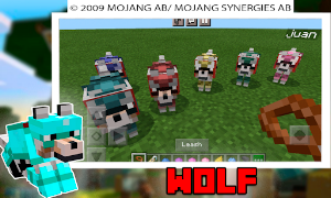 Mod Wolf Armor Craft for Minecraft PE 🐺 MCPE Mods Screenshot 1