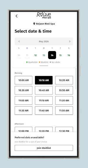 Rejuve Mobile Screenshot 2