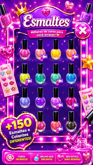 Jogo de Pintar Unhas Acrílicas Screenshot 2
