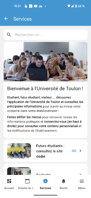 UnivToulon Screenshot 1