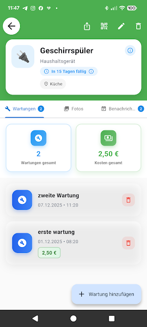 HomeCare - Maintenance App Screenshot 1