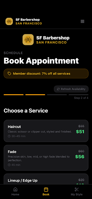 SF Barbershop Screenshot 2