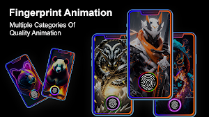 Fingerprint Animation- Ai Wall Screenshot 1