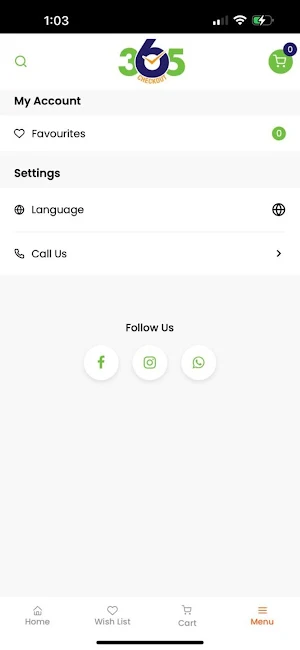 365 Checkout Screenshot 3