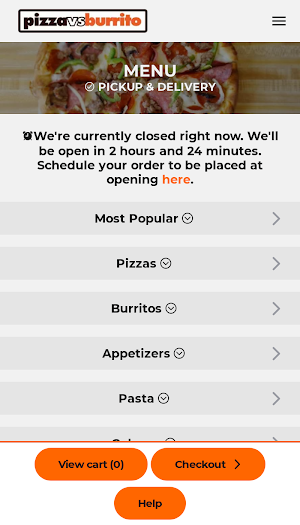 PizzavsBurrito Screenshot 1
