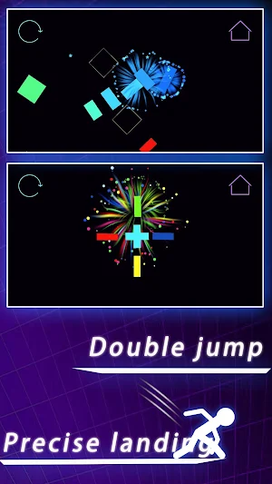 Stickman Dye Jump-fun light up race.io game Screenshot 1