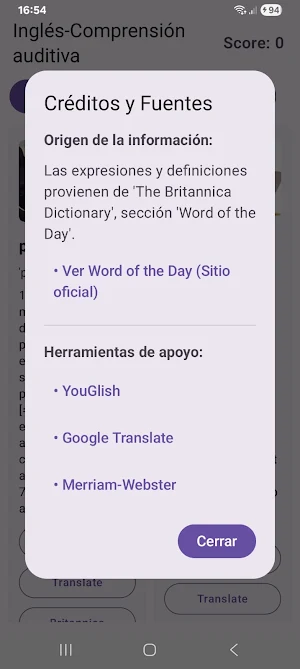 Inglés Comprensión-2 Screenshot 1