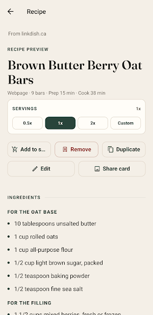 LinkDish: Recipe Saver Screenshot 2