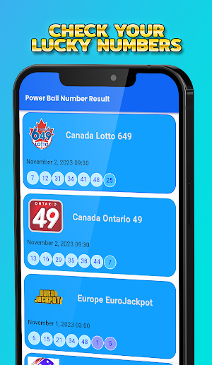 Powerball Mega Lottery Result Screenshot 2