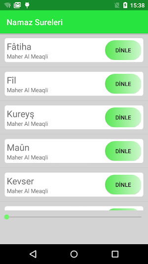Kısa Namaz Sureleri Screenshot 1