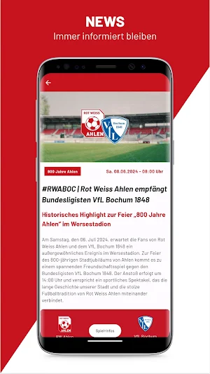 Rot Weiss Ahlen e.V. Screenshot 1