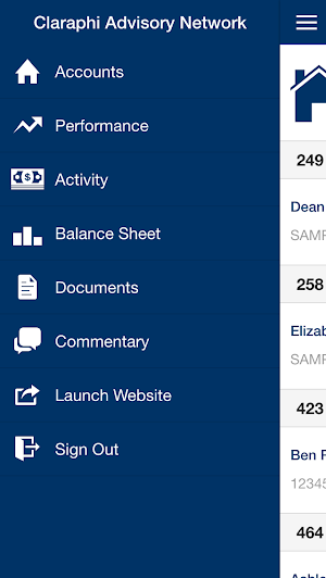 ClaraPHI Advisory Network Screenshot 0