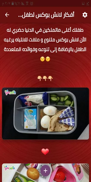 أفكار لانش بوكس Screenshot 3