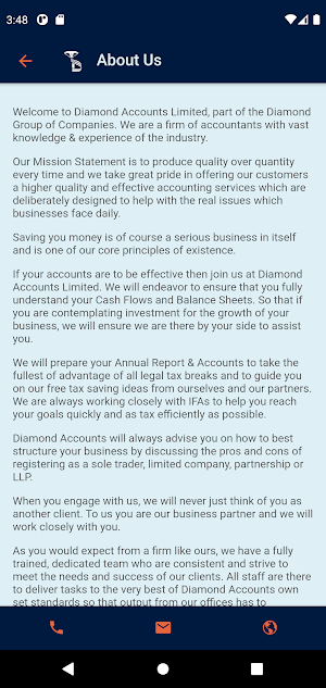 Diamond Accounts Screenshot 1
