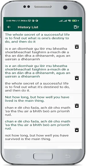 English Scots Gaelic Translate Screenshot 3