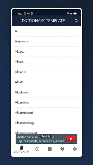 Bidirectional Dictionary Screenshot 0