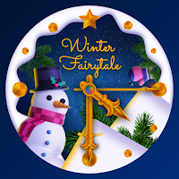 Winter Watch Face Blue