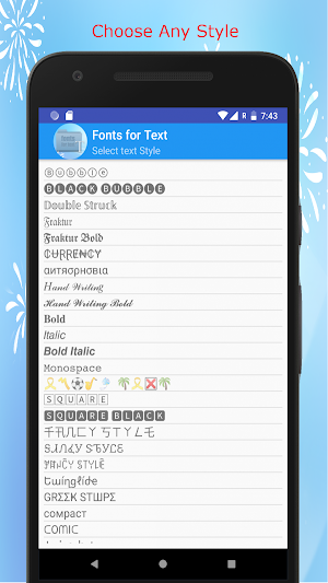 Fonts Screenshot 1