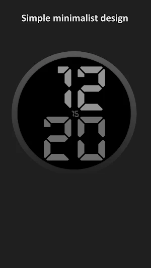 Big numbers watch face Screenshot 0