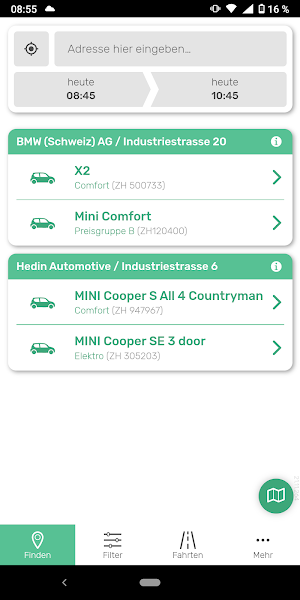 carolyn Carsharing Screenshot 0