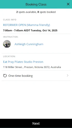 Eat Pray Pilates Screenshot 2