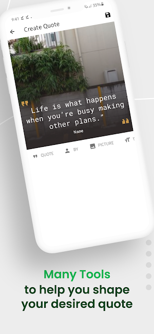 Quoter - Quotes Creator Screenshot 1