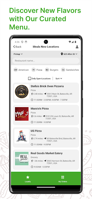 MealsNow Screenshot 1