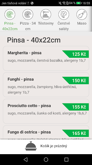 Pinsa Romana Pardubice Screenshot 2