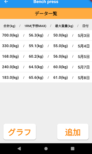 Body Record Screenshot 2