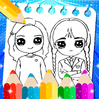 Wednesday Addams 2 Coloring