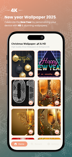 Festive: New Year HD Wallpaper Screenshot 0