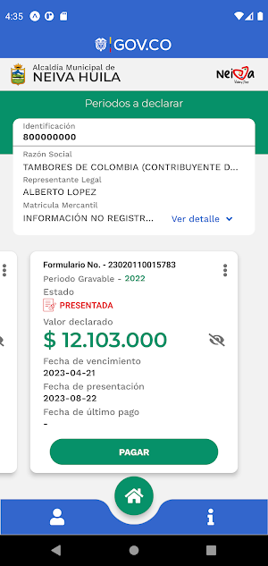 Impuestos Neiva Huila Screenshot 3