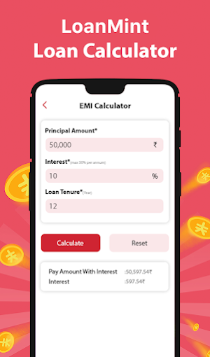LoanMint : Loan EMI Calculator Screenshot 3