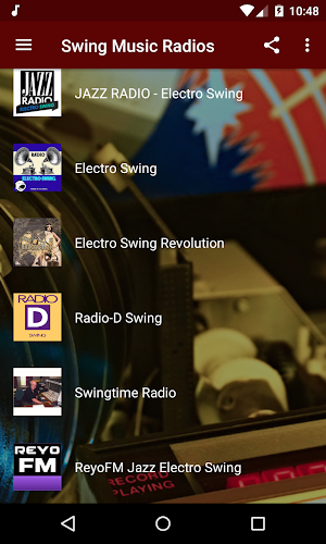 Swing Music Radios - Live Swing, Jazz, Oldies Screenshot 1
