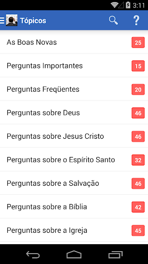Tens Perguntas? Screenshot 0