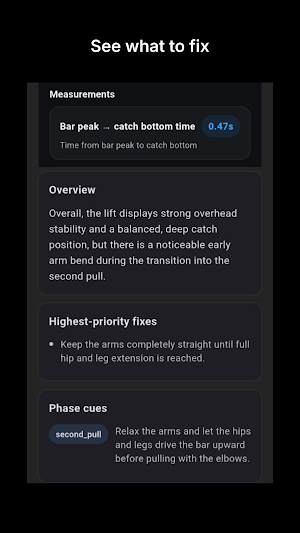 LiftCut: Weightlifting Form Screenshot 1