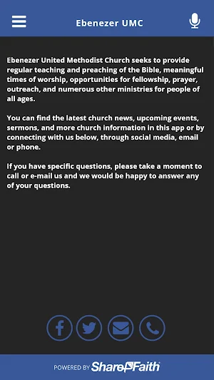 Ebenezer UMC Screenshot 1