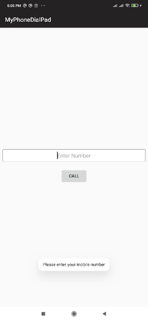 MyPhoneDialer Screenshot 1