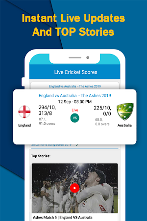 Cricgenix - Live cricket scores & update Screenshot 0