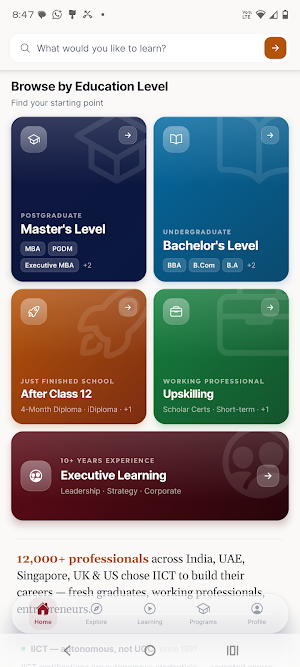 IICT : Online MBA & Courses Screenshot 2