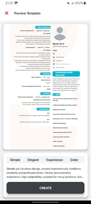 Cover Letter Examples For Job Screenshot 2