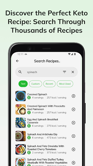 Low Carb & Keto Diet App Screenshot 2