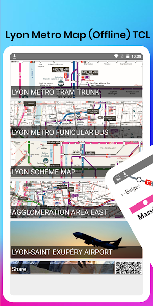 Lyon Metro Map (Offline) TCL Screenshot 0