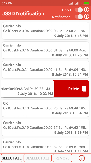 USSD Notification Screenshot 2
